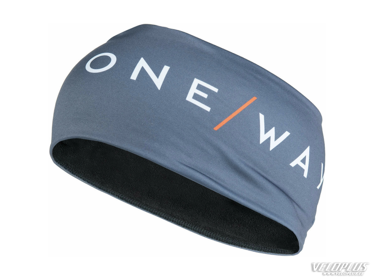 Headband ONE WAY LIGHT asphalt grey flame OS (55-59)