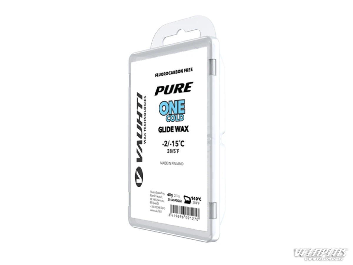 Slydimo vaškas VAUHTI PURE ONE COLD BLUE -2/-15°C 60g