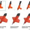 Slēpošanas nūju groziņi ONE WAY EXCHANGE BASKET S oranži 9mm (pāris) thumbnail 2