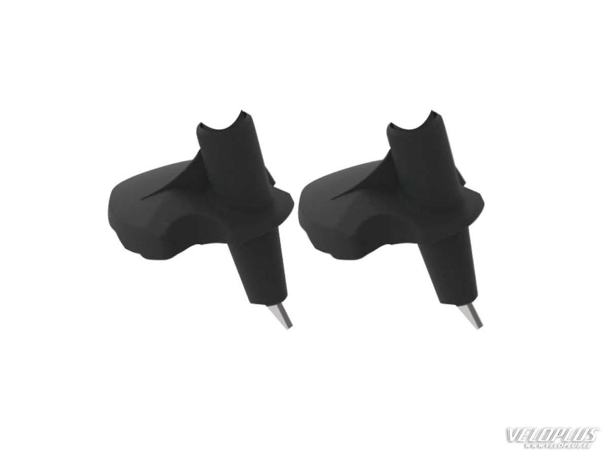 Hiihtosauvojen sommat ONE WAY XC BASKET mustat 11mm (pari)