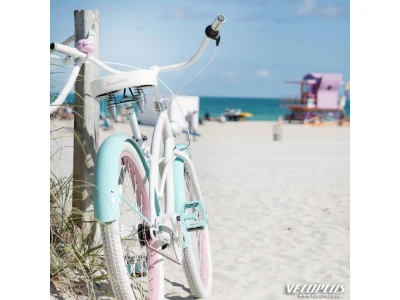 City bike Plumbike La Donna Gold White Cruiser 26" N3