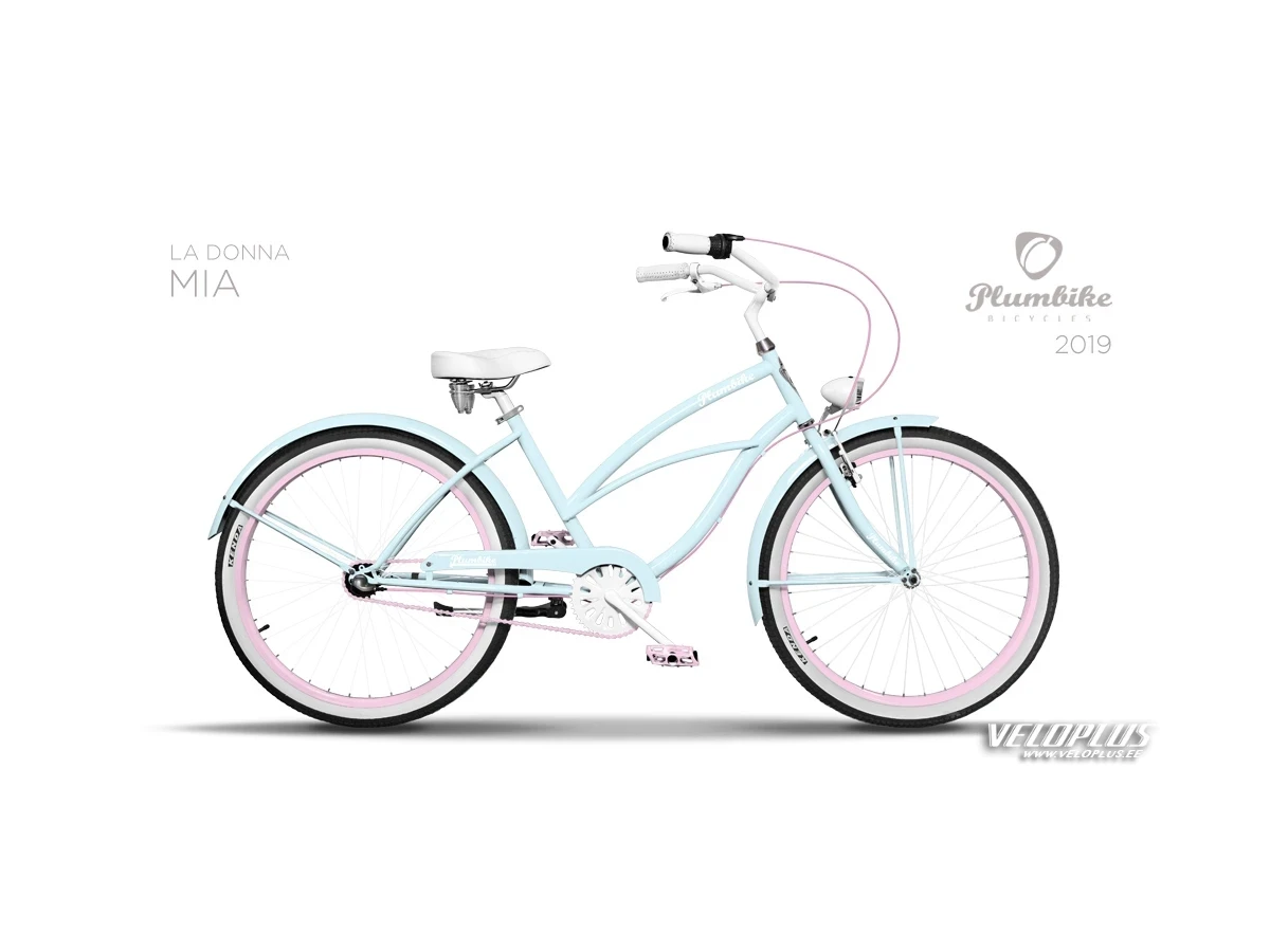 Plumbike La Donna Mia Cruiser 26" N3 light blue
