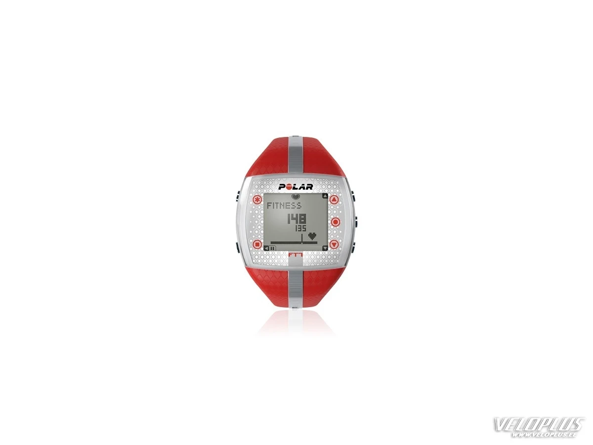 Pulsikell Polar FT7F punane/hõbe