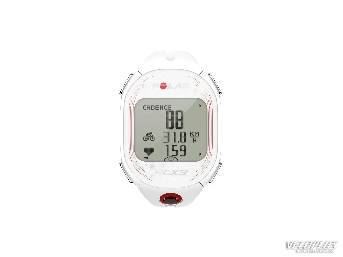 Pulsikell Polar RCX3 M GPS valge pulsivööga H3