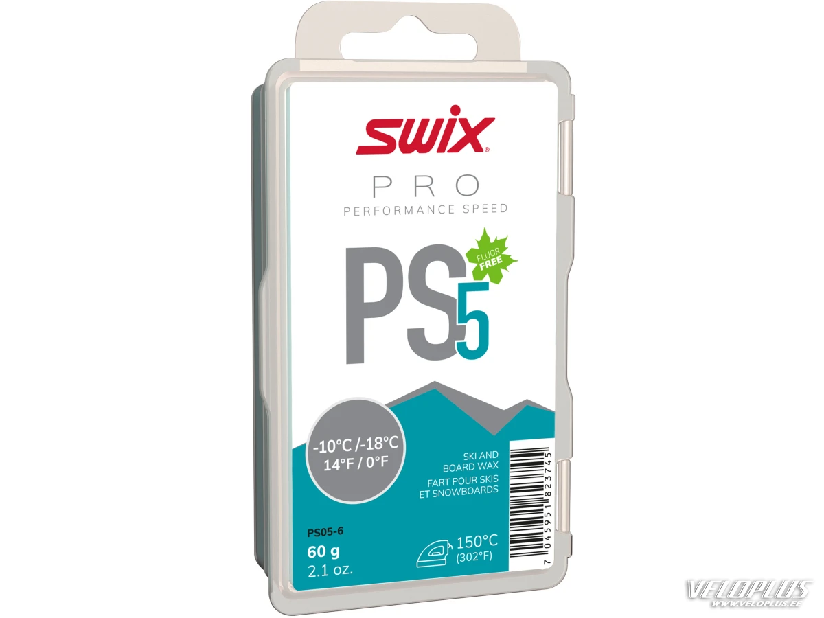 Glide wax Swix PS5 -10°C/-18°C 60g
