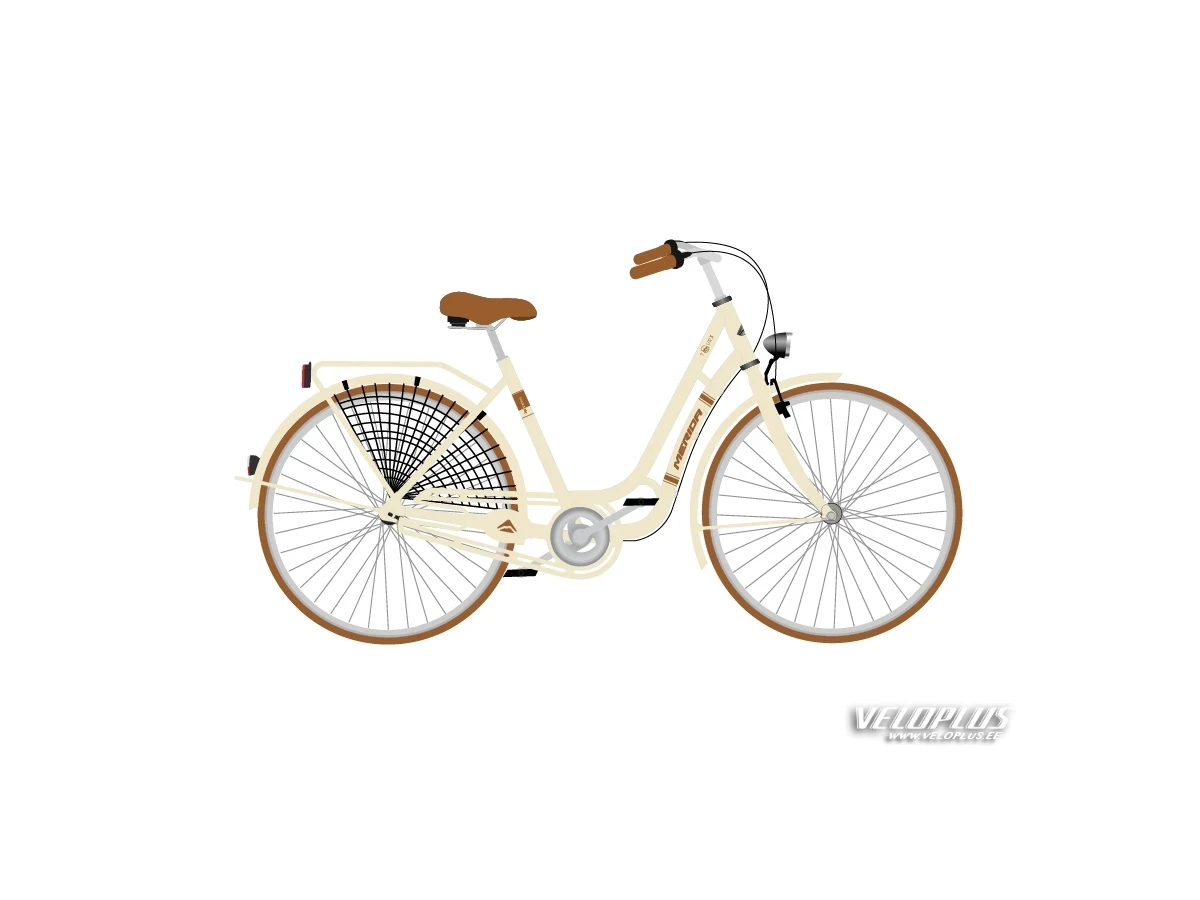 City bike MERIDA TOUR 3 LUX LADY cream/ brown
