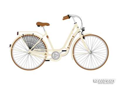 City bike MERIDA TOUR 3 LUX LADY cream/ brown