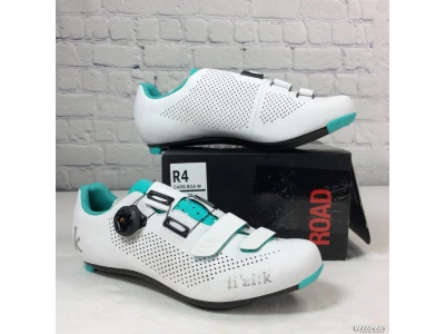 Naiste maanteekingad Fizik R4B CARBON BOA 39,5 valge/smaragdroheline