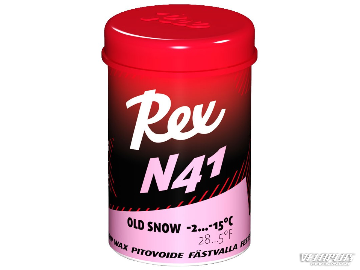 Kick wax REX N41 pink -2…-15°C 45g old snow