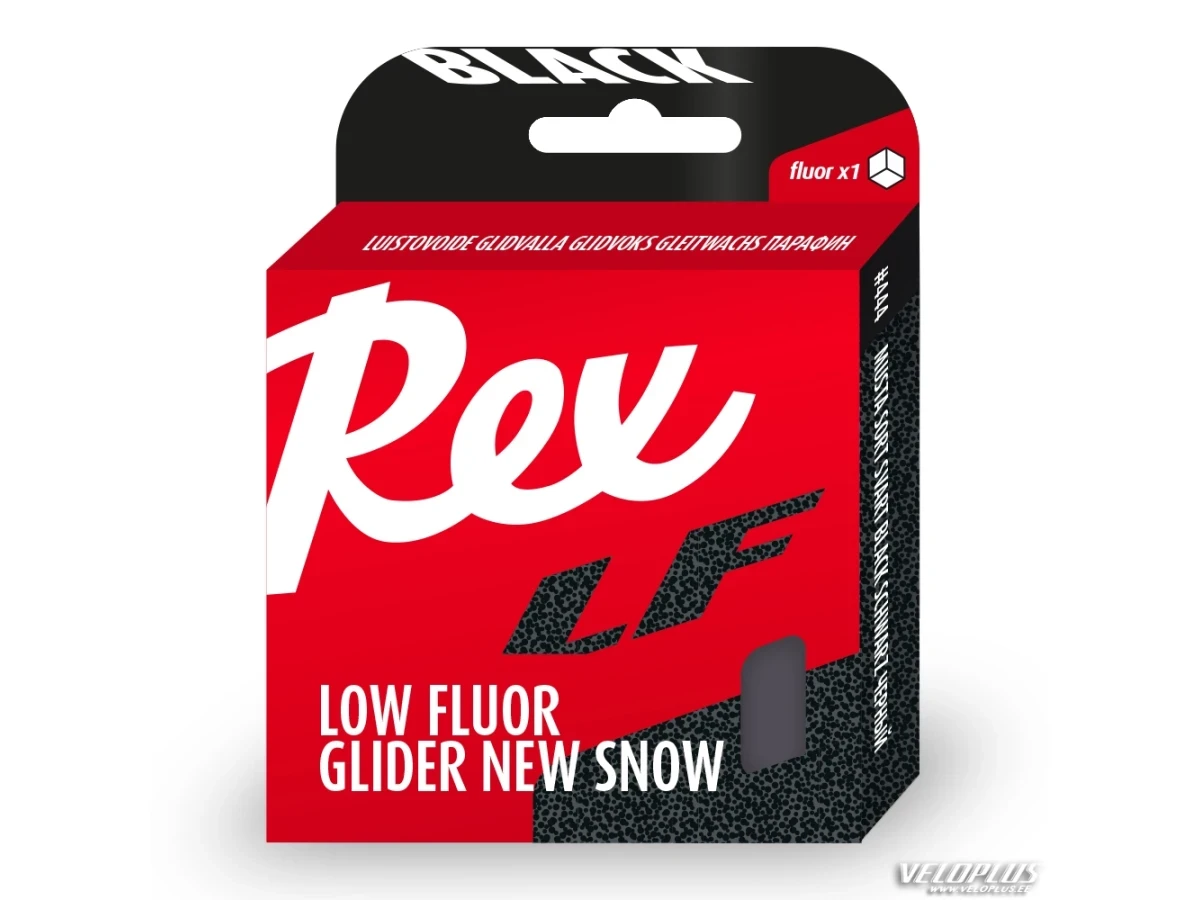 Glide wax REX LF BLACK +2…-12°C 86g