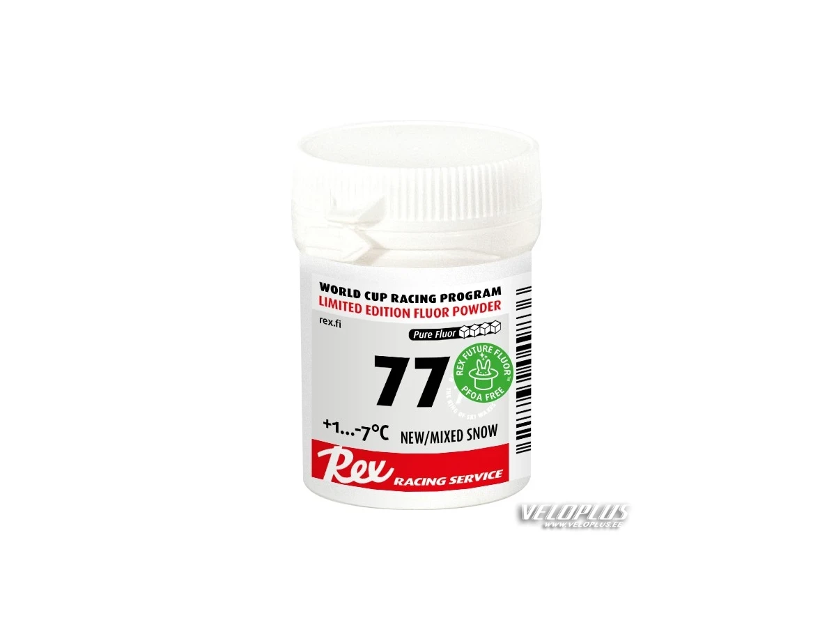 Fluorpulber REX 77 uus/segalumi +1…-7°C 30g