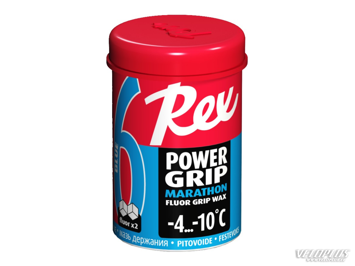 Kick wax REX PowerGrip blue -4...-10°C 45g