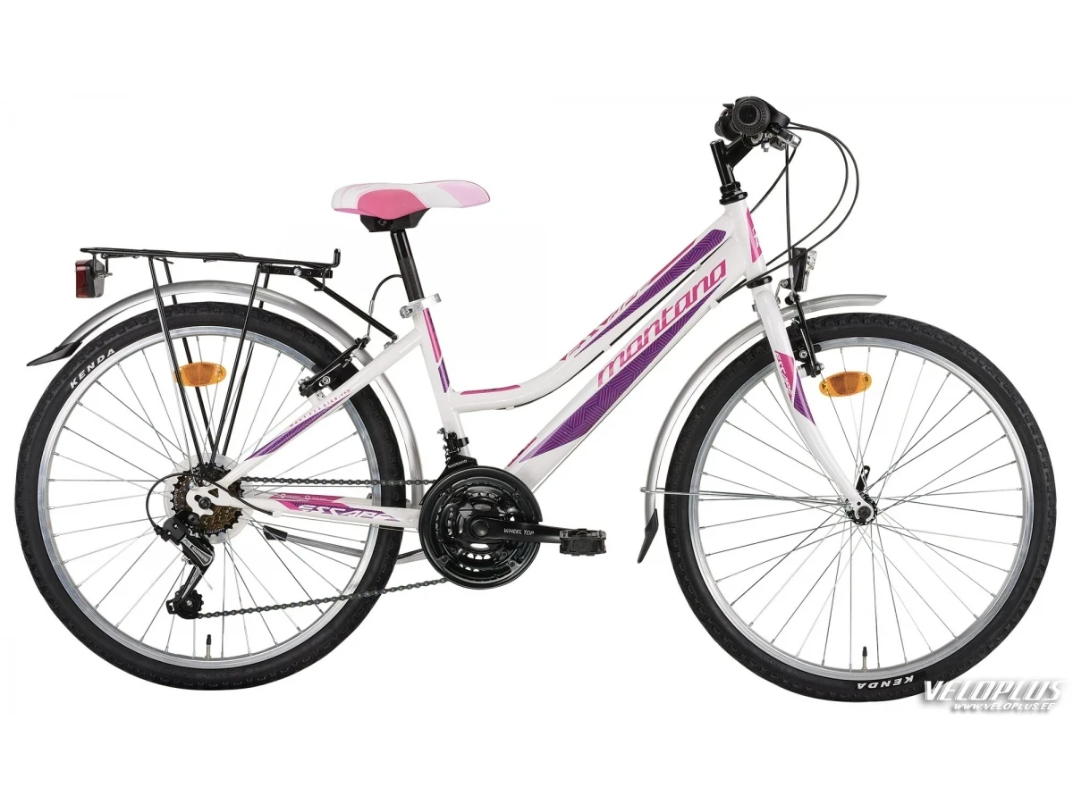 Ratas MONTANA 24" ESCAPE LADY amordita 18k 35cm valge/fuksia