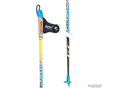 Ski poles SKIGO Racing 1.0 160cm 100% carbon yellow
