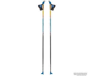 Ski poles SKIGO Elite 165cm 100% carbon orange