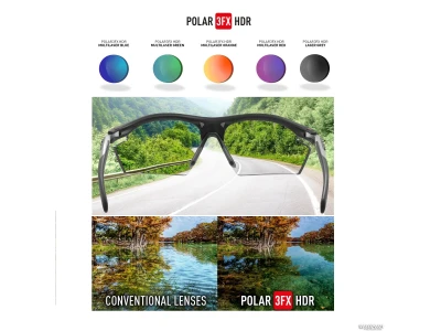 Glasses Rudy Project RYDON POLAR 3FX HDR MULTILASER RED graphite frame