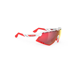 Glasses Rudy Project DEFENDER MULTILASER RED white gloss/ red fluo frame