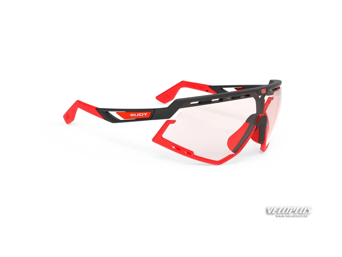 Glasses Rudy Project DEFENDER PHOTOCHROMIC 2RED matte black / flou red
