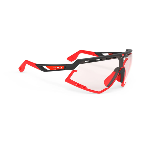 Glasses Rudy Project DEFENDER PHOTOCHROMIC 2RED matte black / flou red