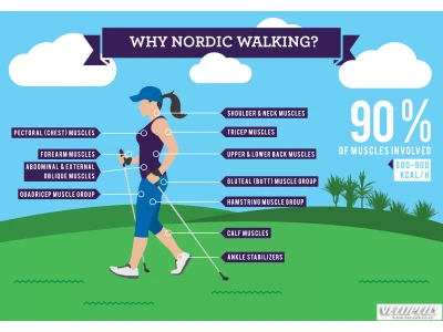 Käimiskepid STC WALKER 100-135cm alu teleskoop