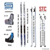 Suusad BRADOS LS SPORT WAX 190CM NNN sidemetega sini-must-valge thumbnail 2