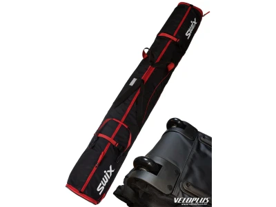 Suusakott SWIX 6 paarile 215cm ratastega polsterdatud