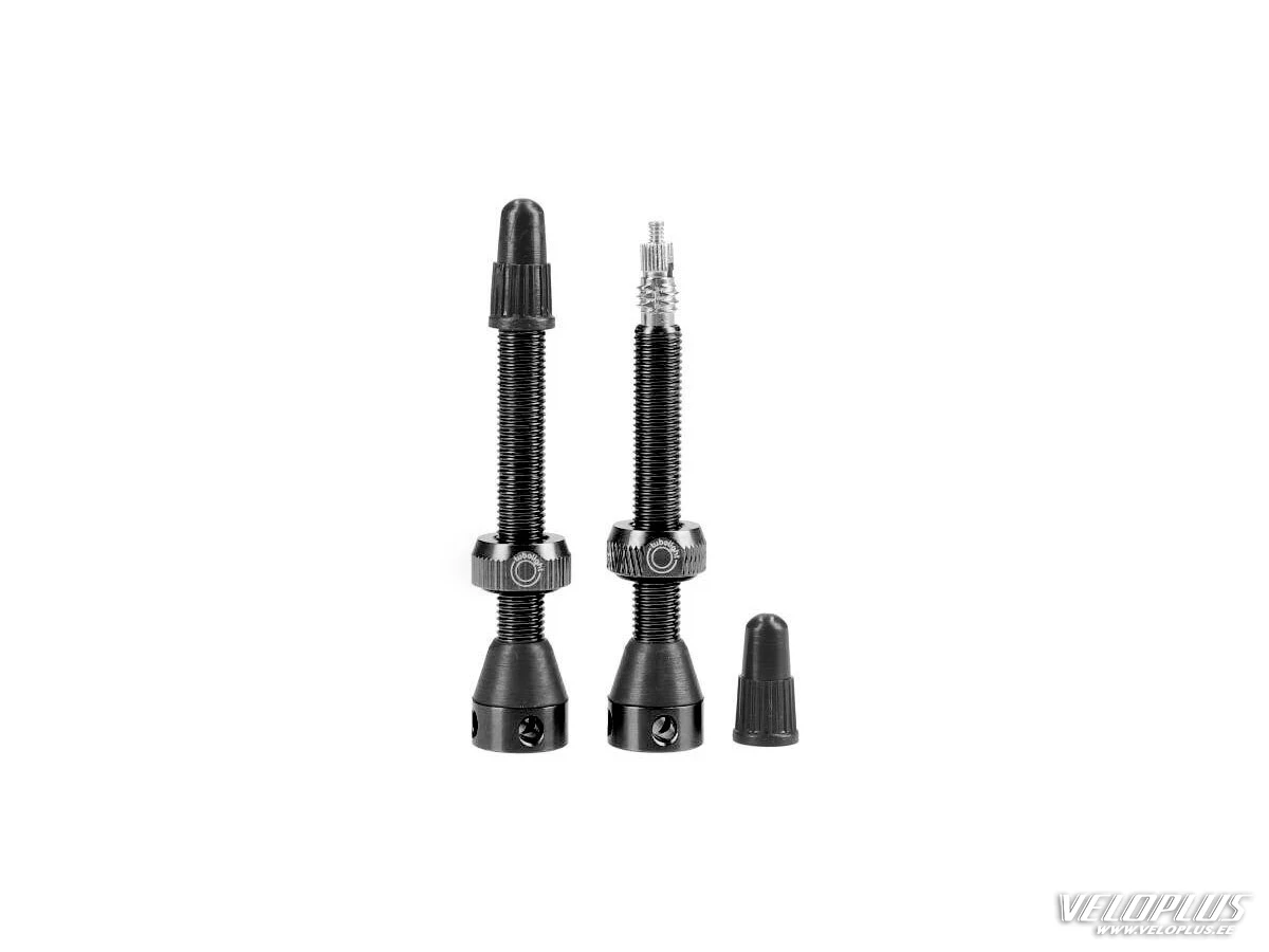 TUBOLIGHT Tubeless Ventil Set universal 40 mm black