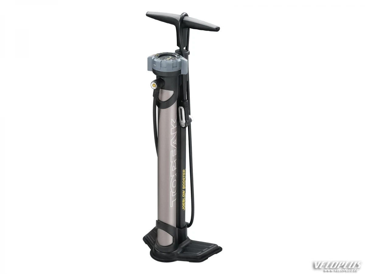 Floor pump TOPEAK JOE BLOW BOOSTER with 11 bar compressor