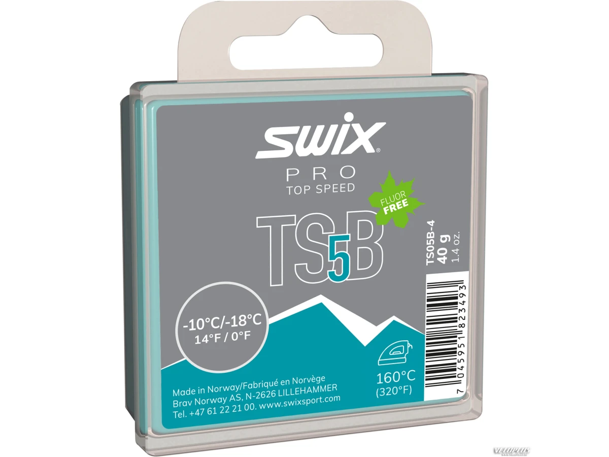Suusamääre Swix TS5 Black, -10°C/-18°C, 40g