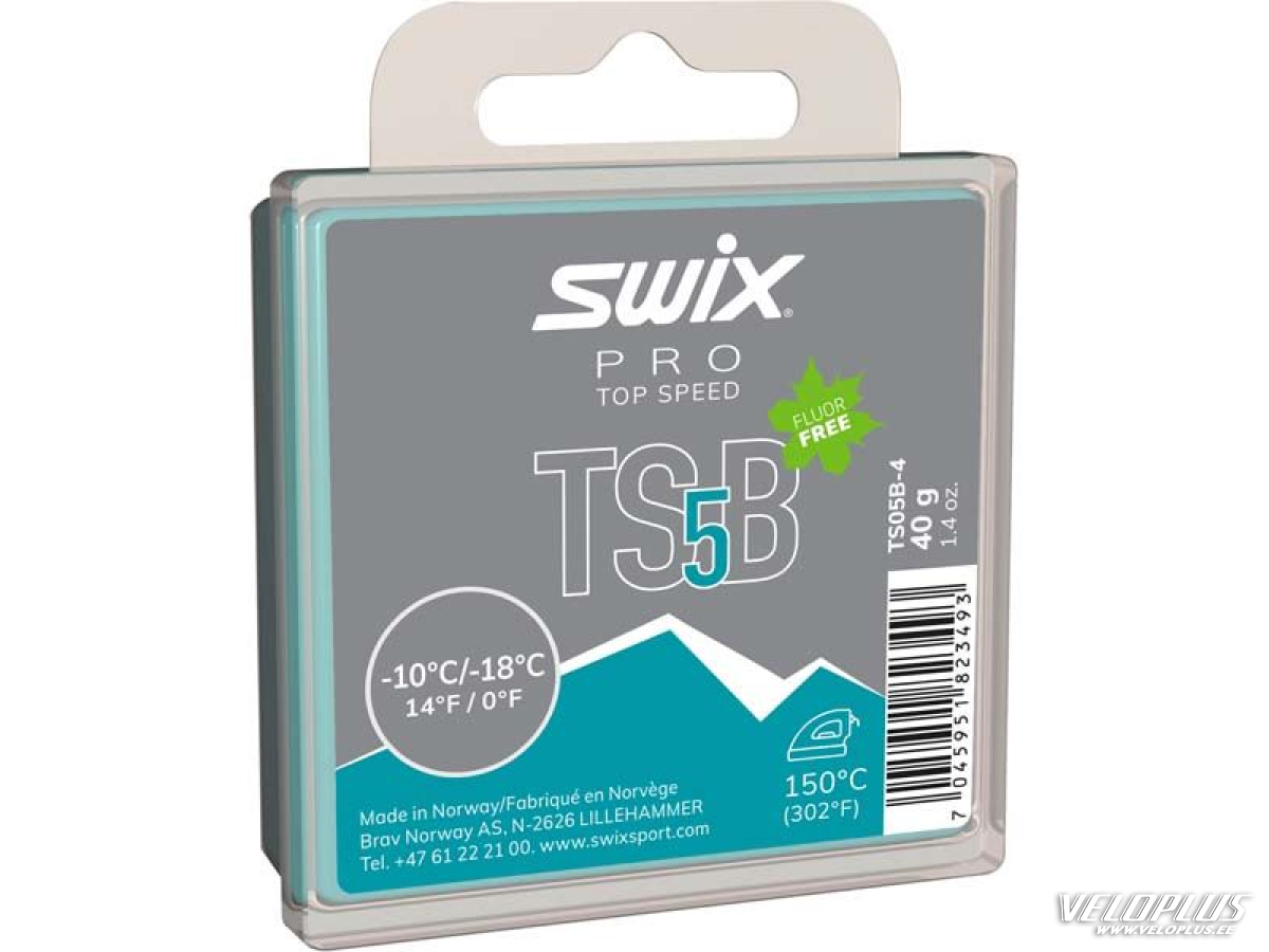 Suusamääre Swix TS5 Black, -10°C/-18°C, 40g