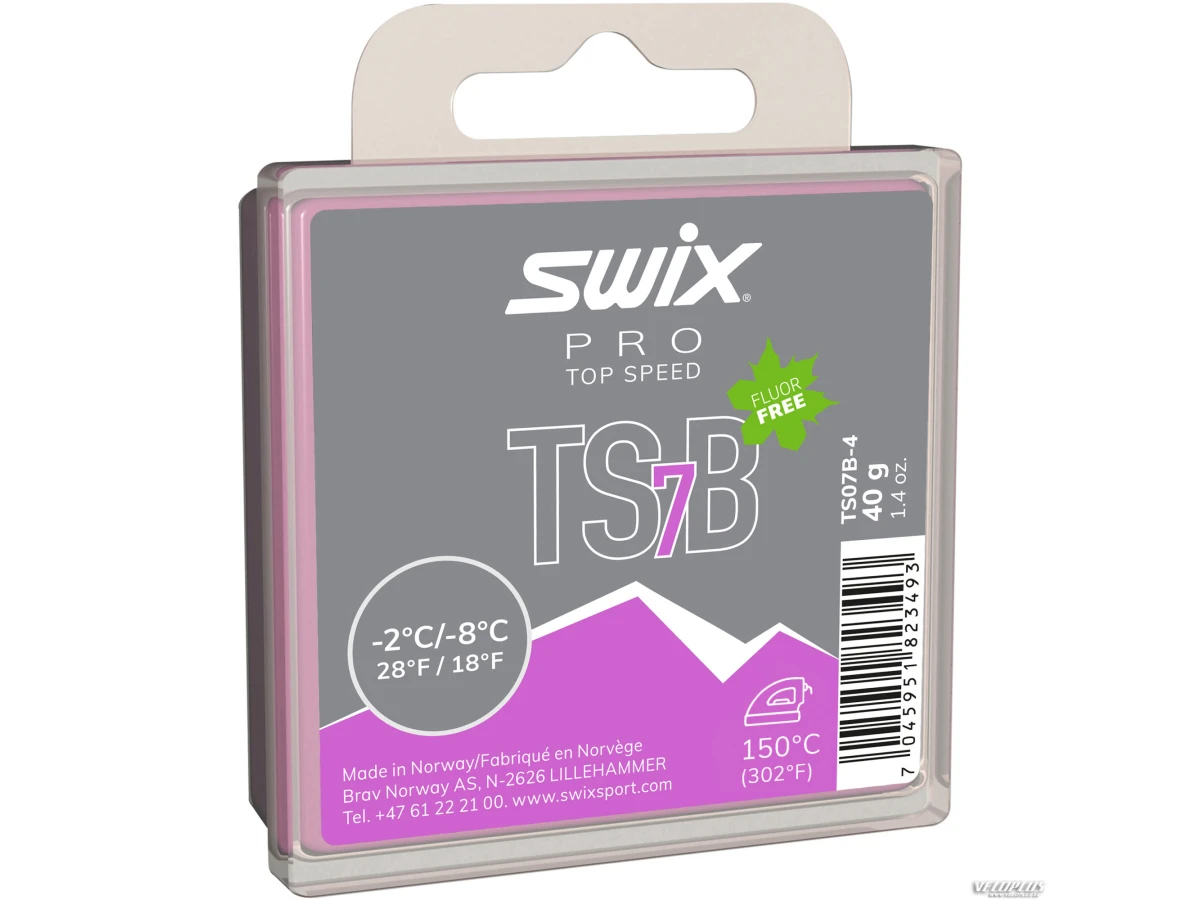 Suusamääre Swix TS7 Black, -2°C/-8°C, 40g
