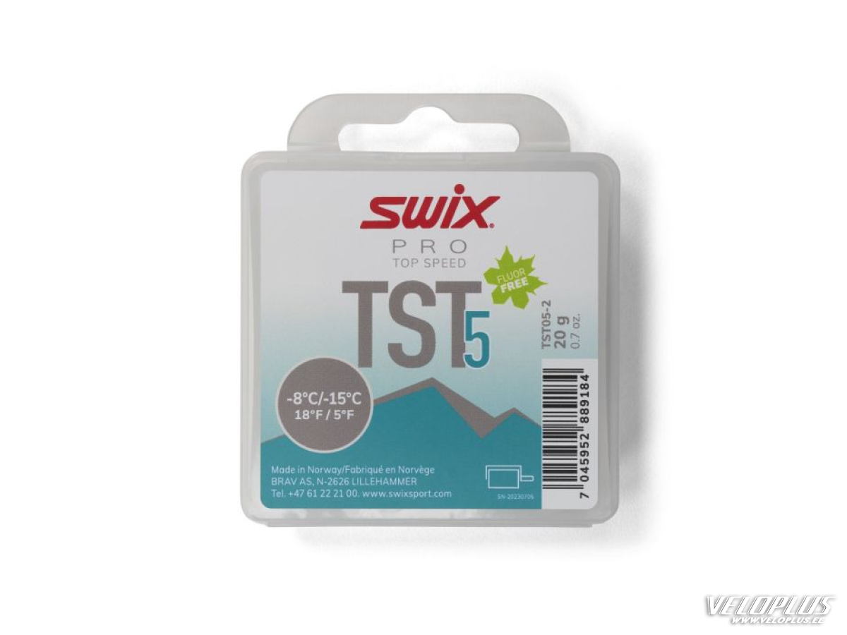 Glider Swix TS5 Turbo Turquoise, -8 °C/-15°C, 20g