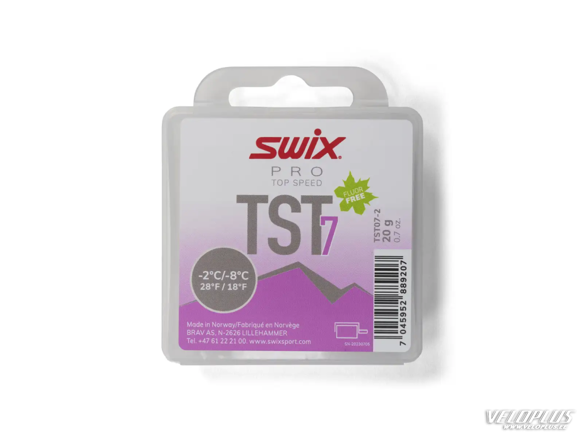 Suusamääre Swix TS7 Turbo Violet, -2°C/-7°C, 20g