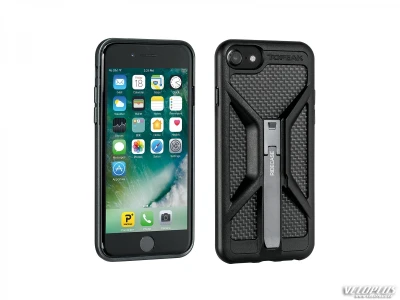 Nutitelefoni hoidja Topeak RideCase iPhone 6/6S/7/8 must juhtrauale/stemmile