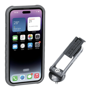 Nutitelefoni hoidja TOPEAK RIDECASE APPLE IPHONE 14 PRO juhtrauale/stemmile