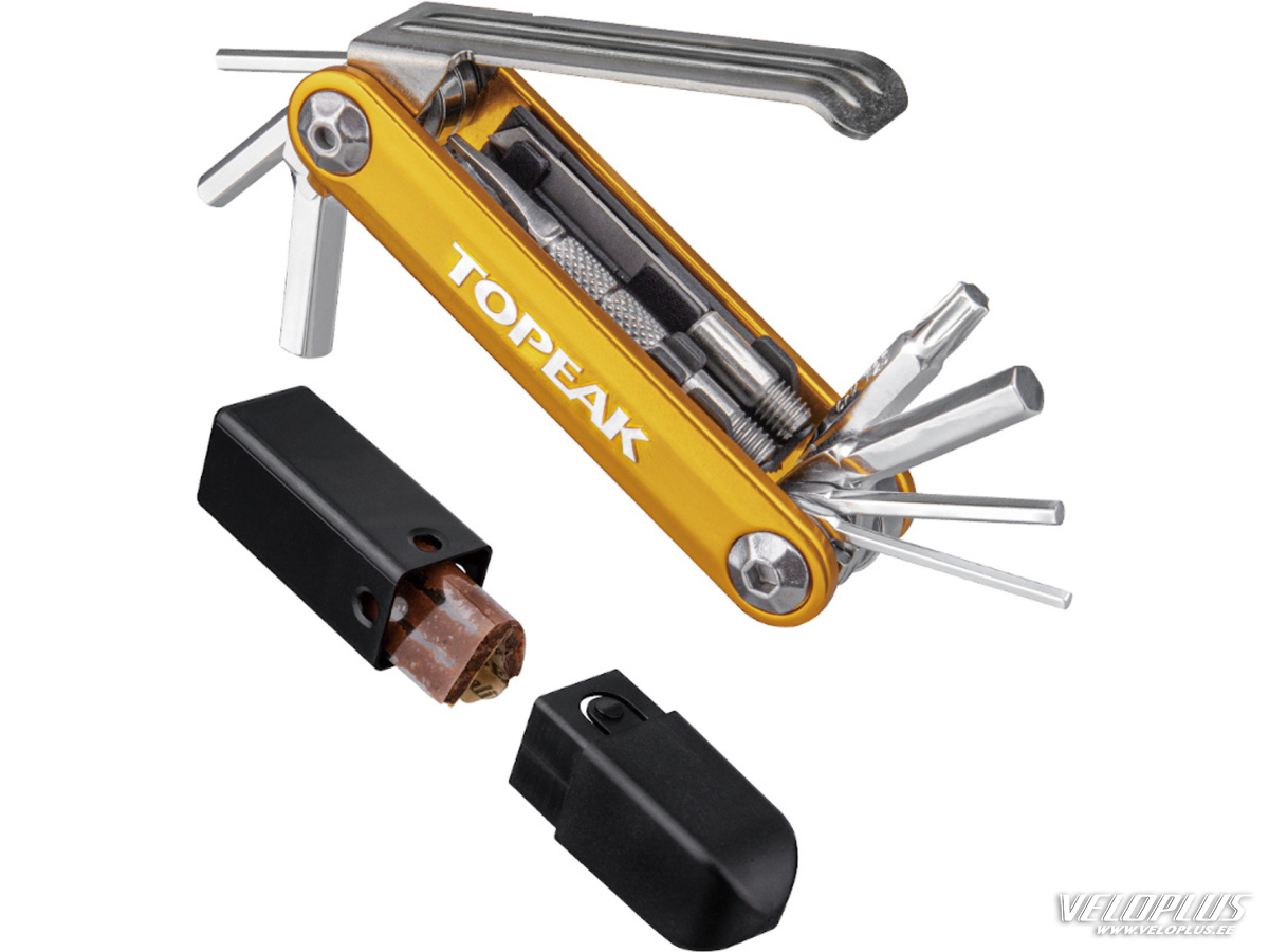 TOPEAK TUBI 11 COMBO multitool w/ TL tire repair plugs