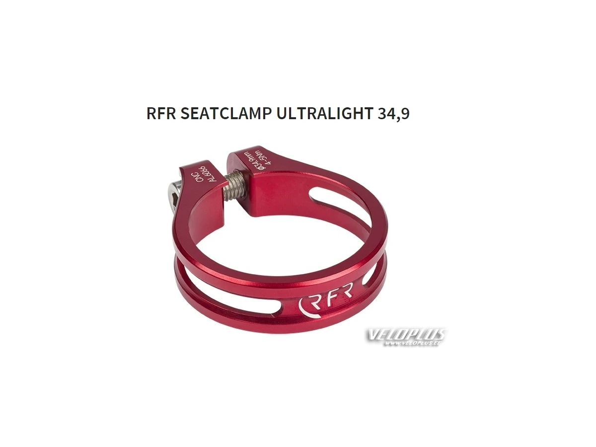 RFR sadulaklamber ultralight 34,9mm punane