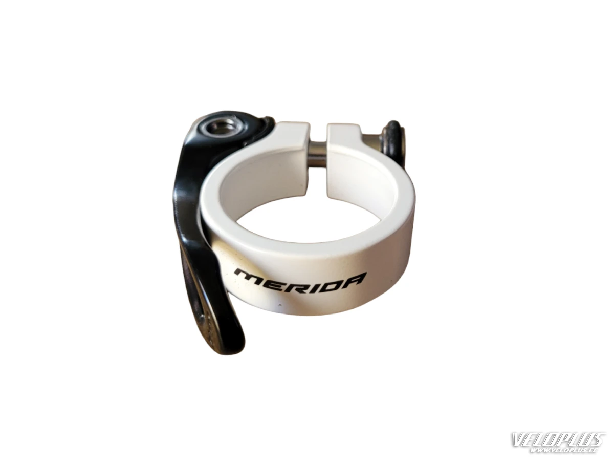 Seat clamp Merida 34.9 valge QR