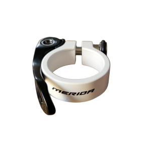 Seat clamp Merida 34.9 valge QR