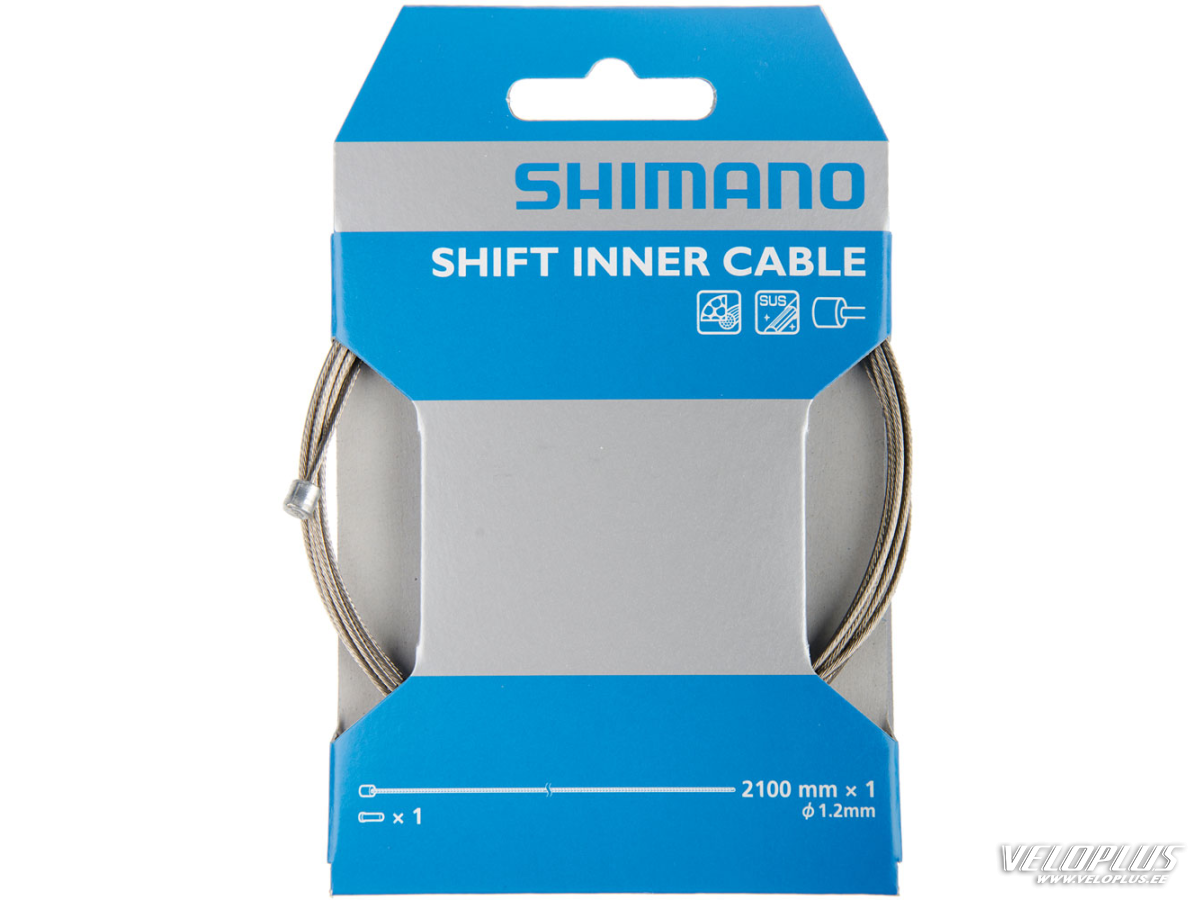 Shifting cables Shimano 1,2x2100mm RVS