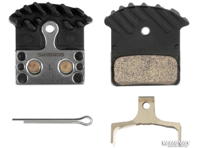 Disc Brake Pad Set Shimano J04C metal W/Fin