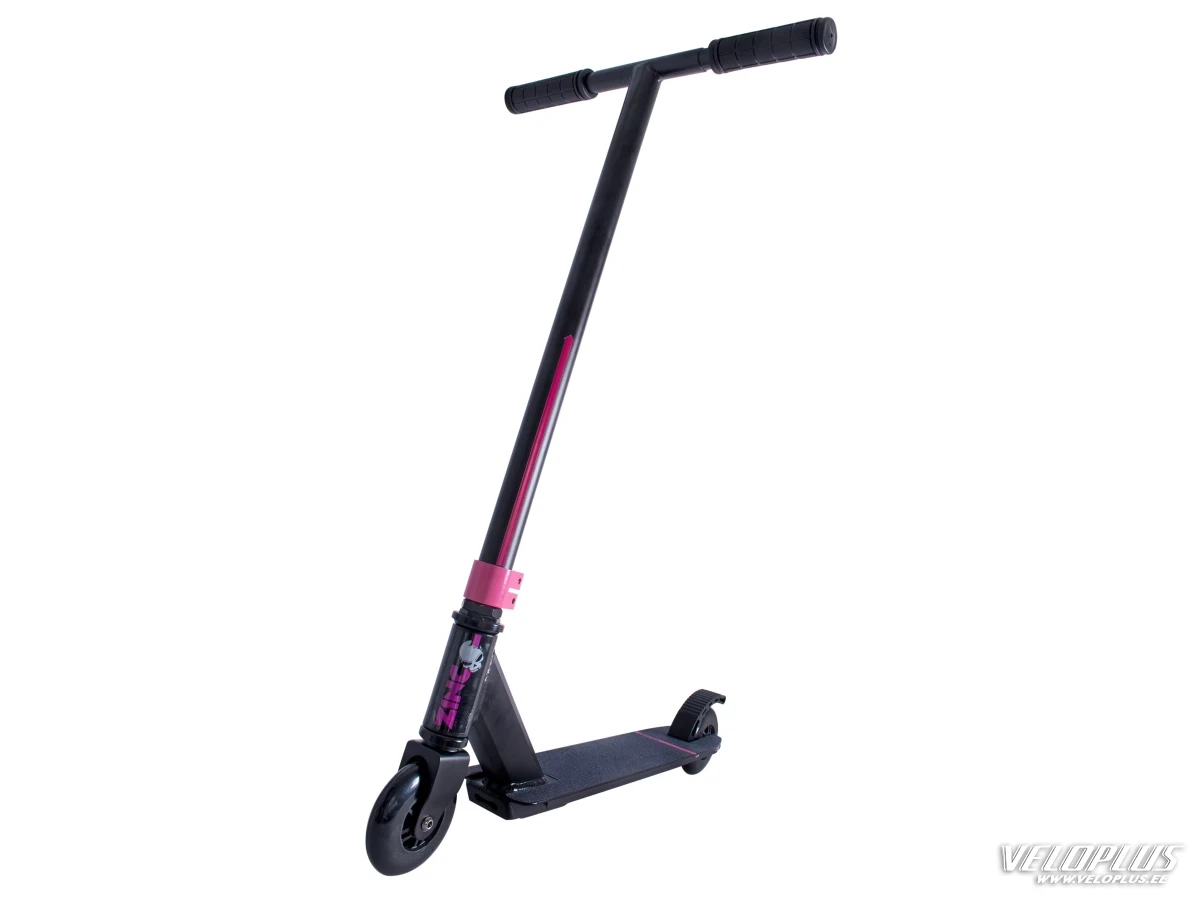 Tõukeratas Zinc Frenzy Pro must-roosa