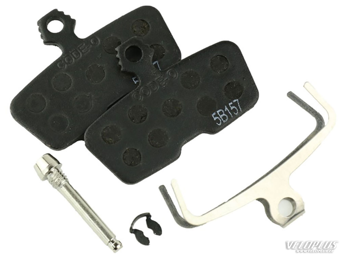SRAM Disc Brake Pads for Code from MY 2011 / Guide RE - organic with Steel Carrier