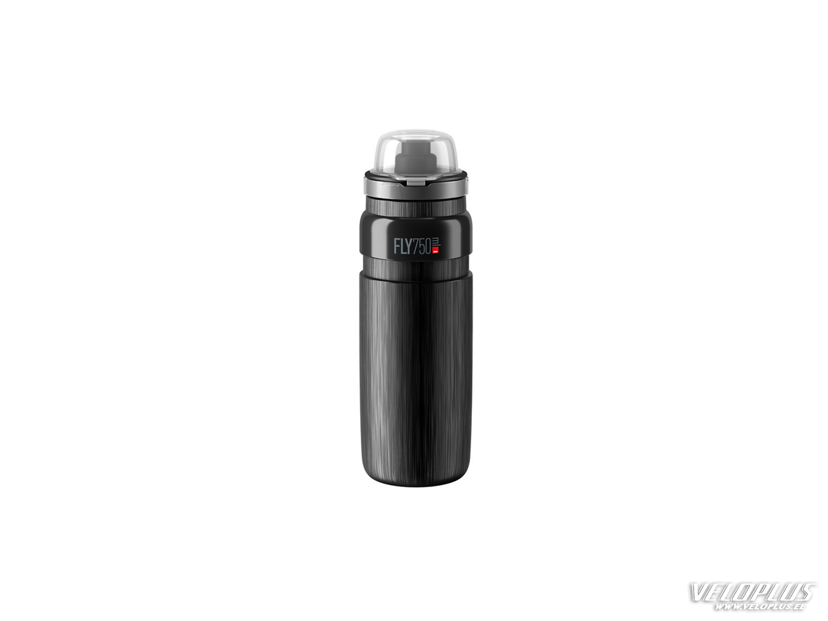 Elite Bottle FLY MTB TEX Black, Grey Logo 750ml