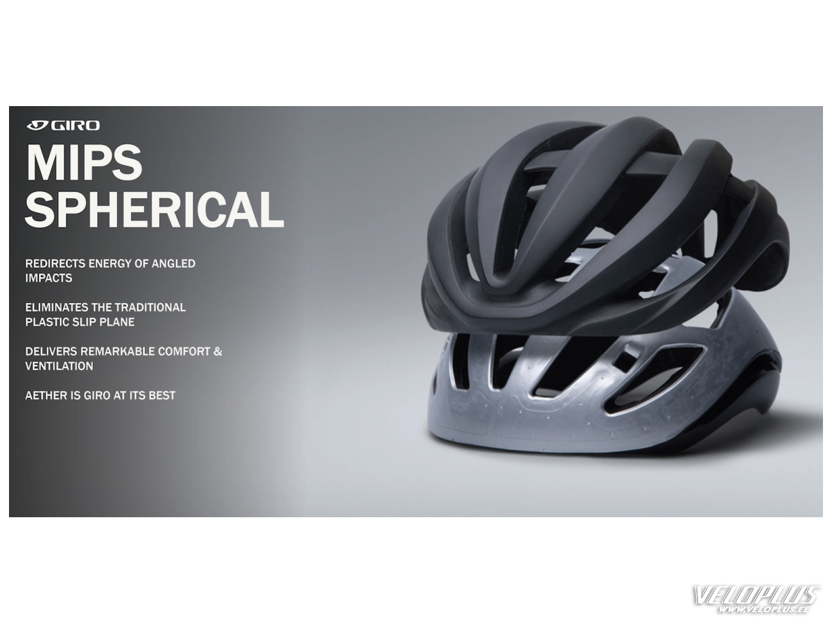 GIRO AETHER SPHERICAL MIPS Reflective Helmet Veloplus