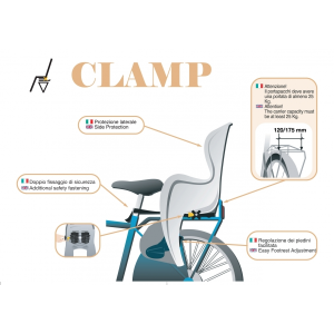Bellelli MR FOX CLAMP Child Seat