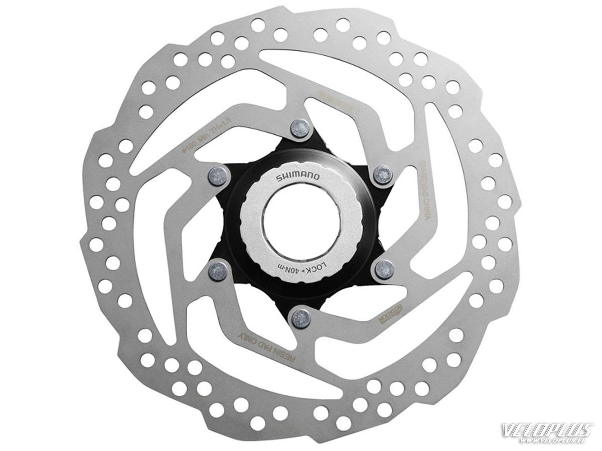 Rotor Shimano SM-RT10 160mm center lock, resin pad only