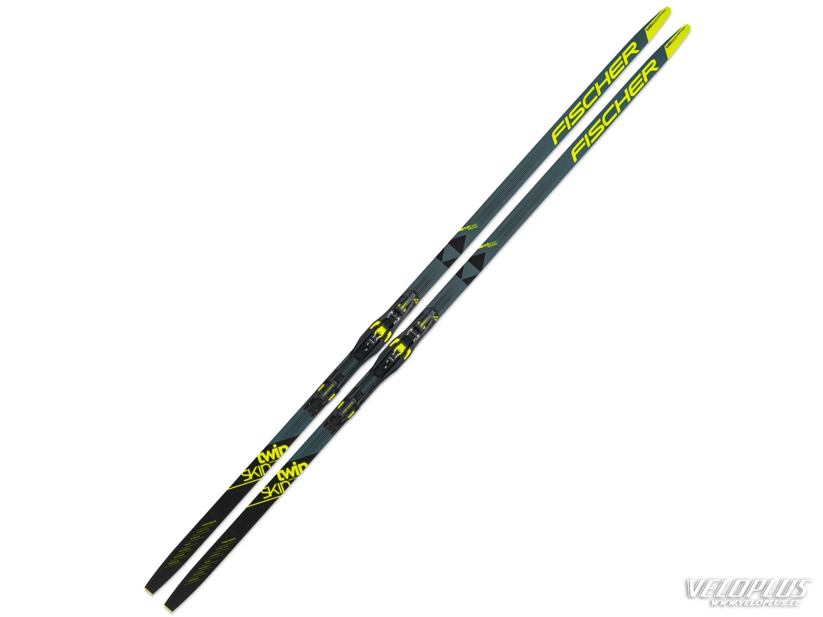 Классические лыжи Fischer TWIN SKIN PERFORMANCE с креплениями NNN
