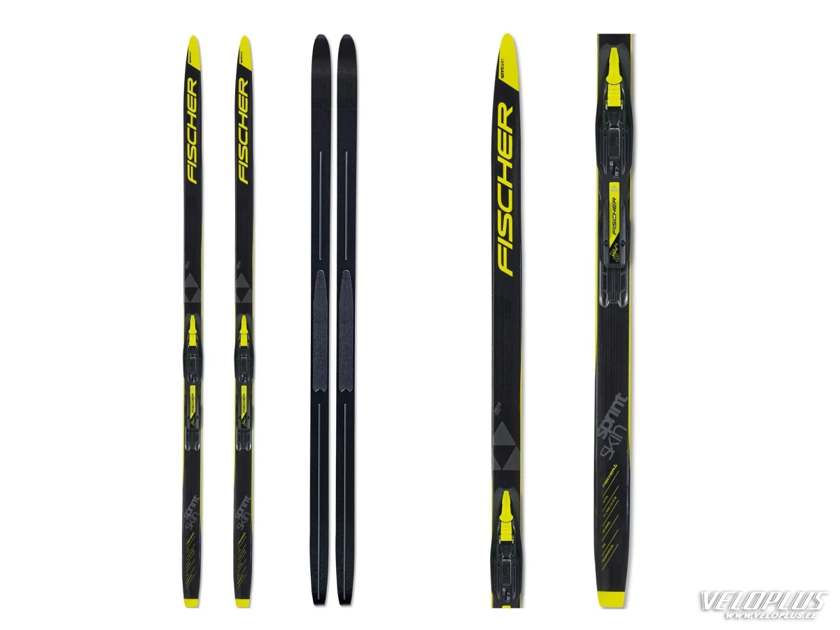 Laste klassikasuusad FISCHER SPRINT SKIN sidemetega