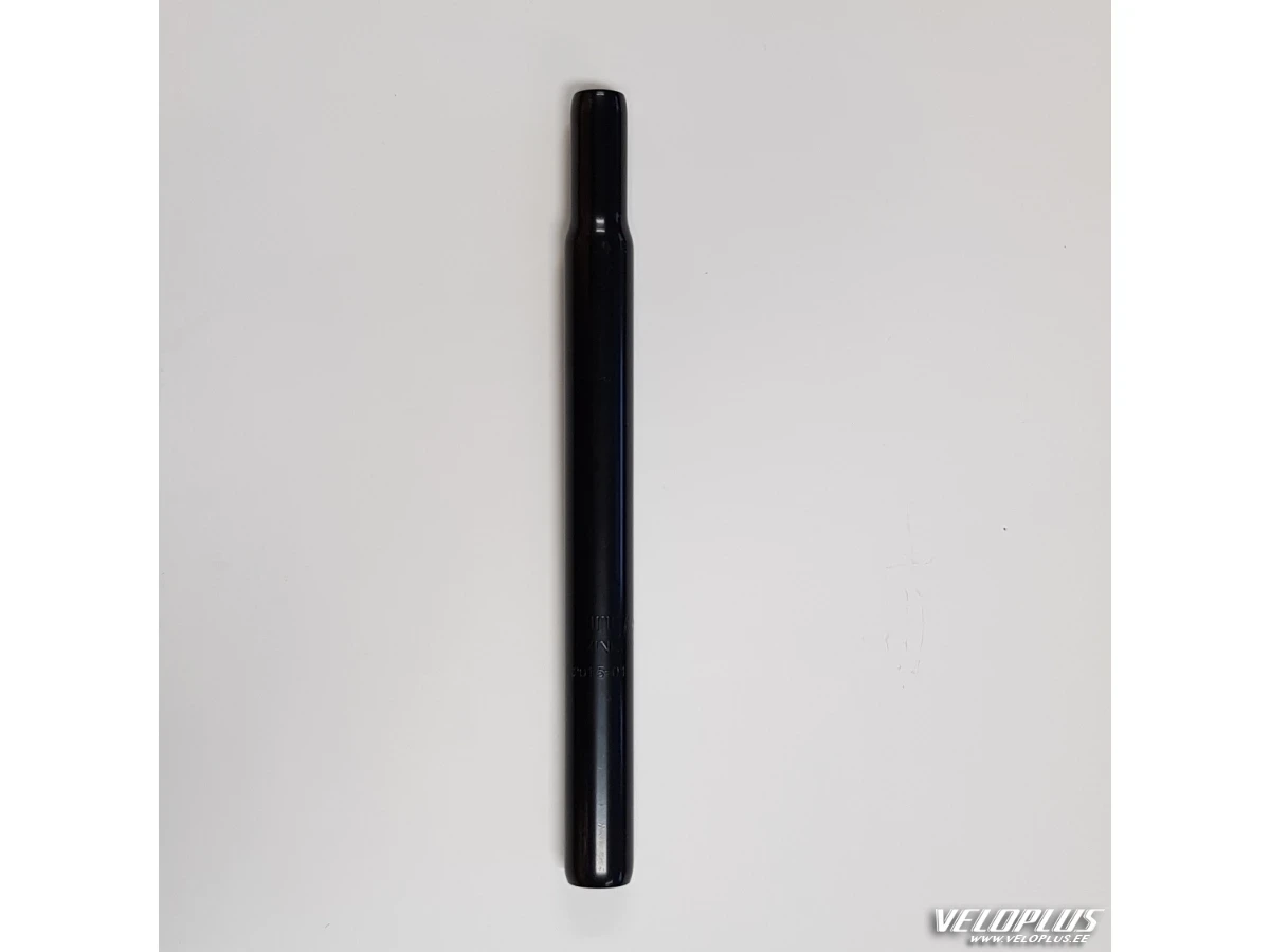 Sadulapost 27,2x300mm alu must klambrita